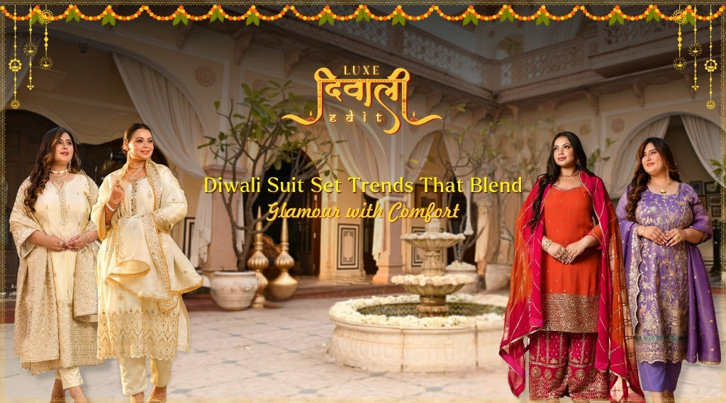 Diwali Suit Set Trends That Blend Glamour with Comfort