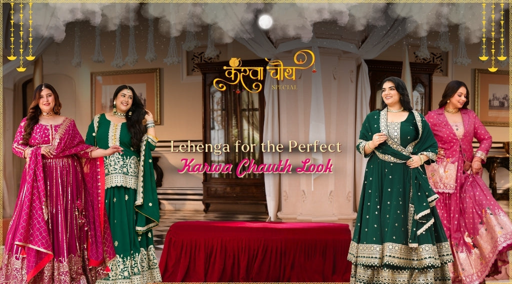 How to Style a Lehenga for the Perfect Karwa Chauth Look