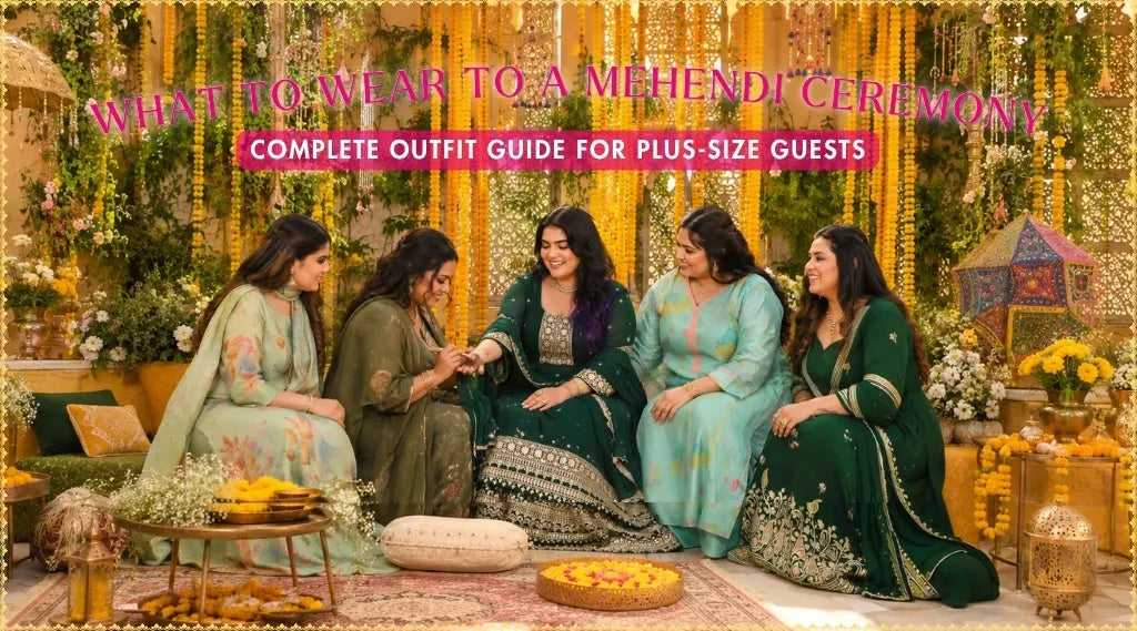 What to Wear to a Mehendi Ceremony: Complete Outfit Guide for Plus-Size Guests