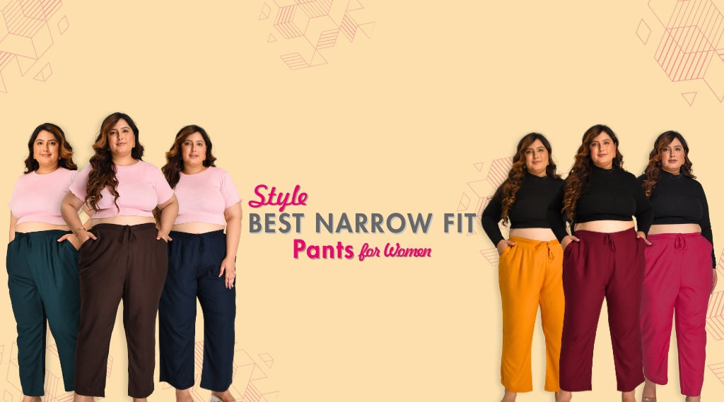 How to Style the Best Narrow Pants for Plus-Size Women