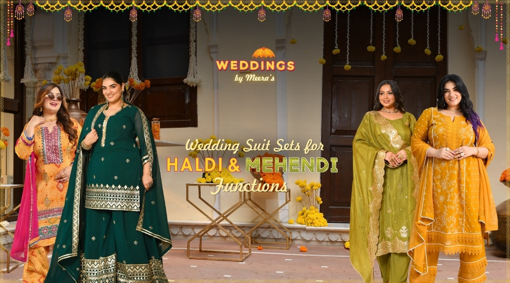 Wedding Suit Sets for Haldi & Mehendi Functions: Comfortable Yet Festive