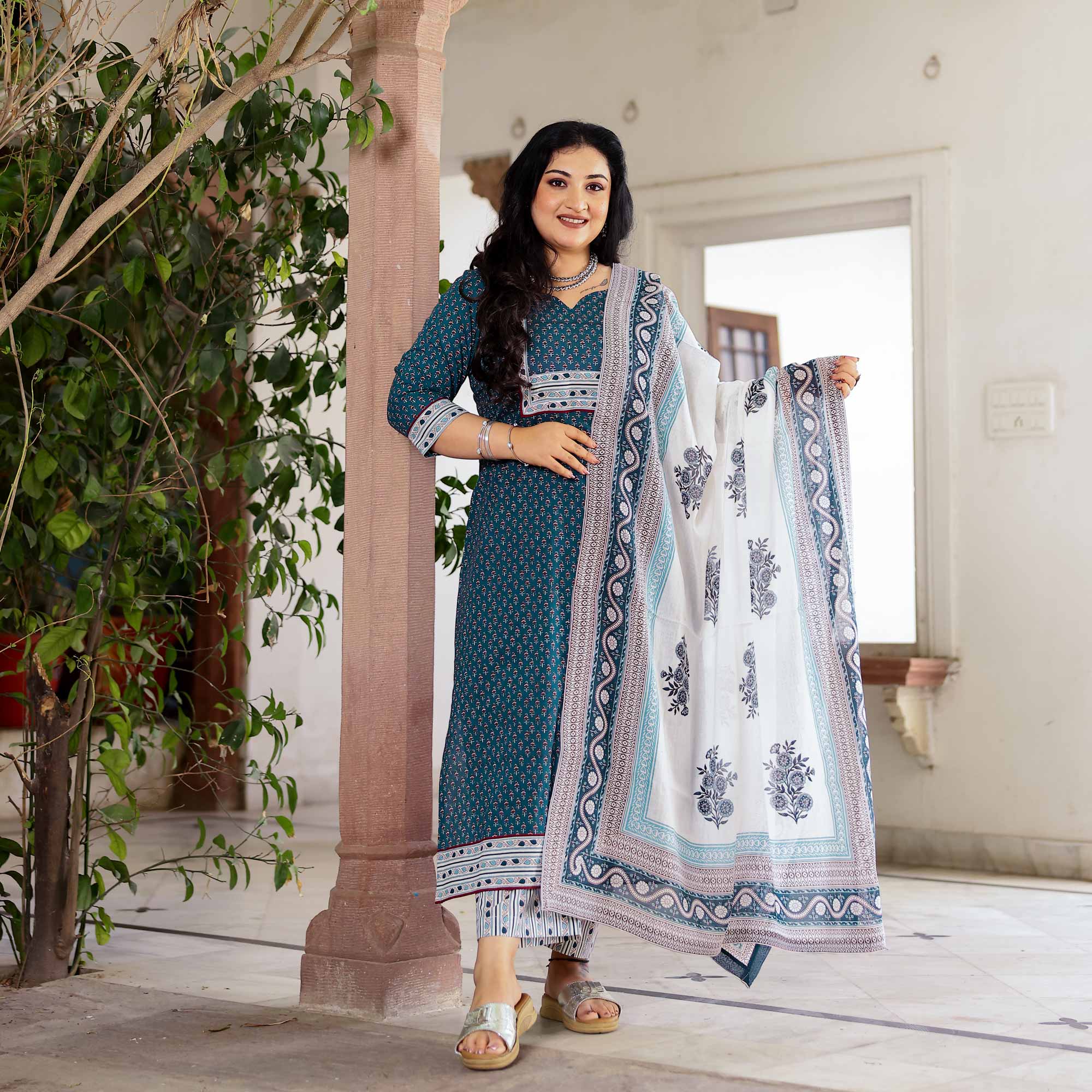 Dove Delight Cotton Kurta