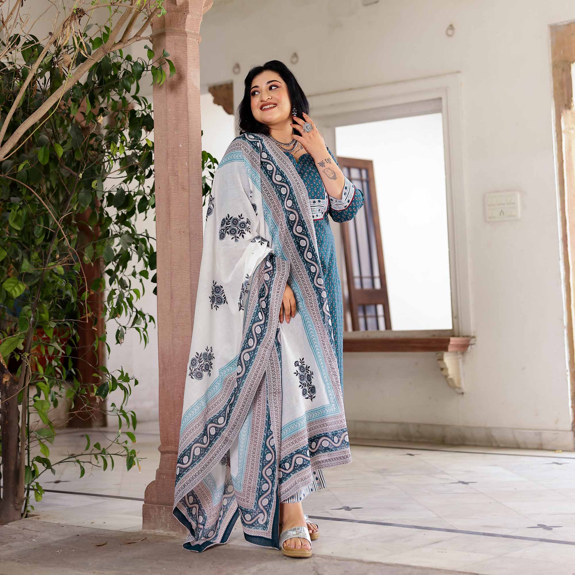 Dove Delight Cotton Kurta