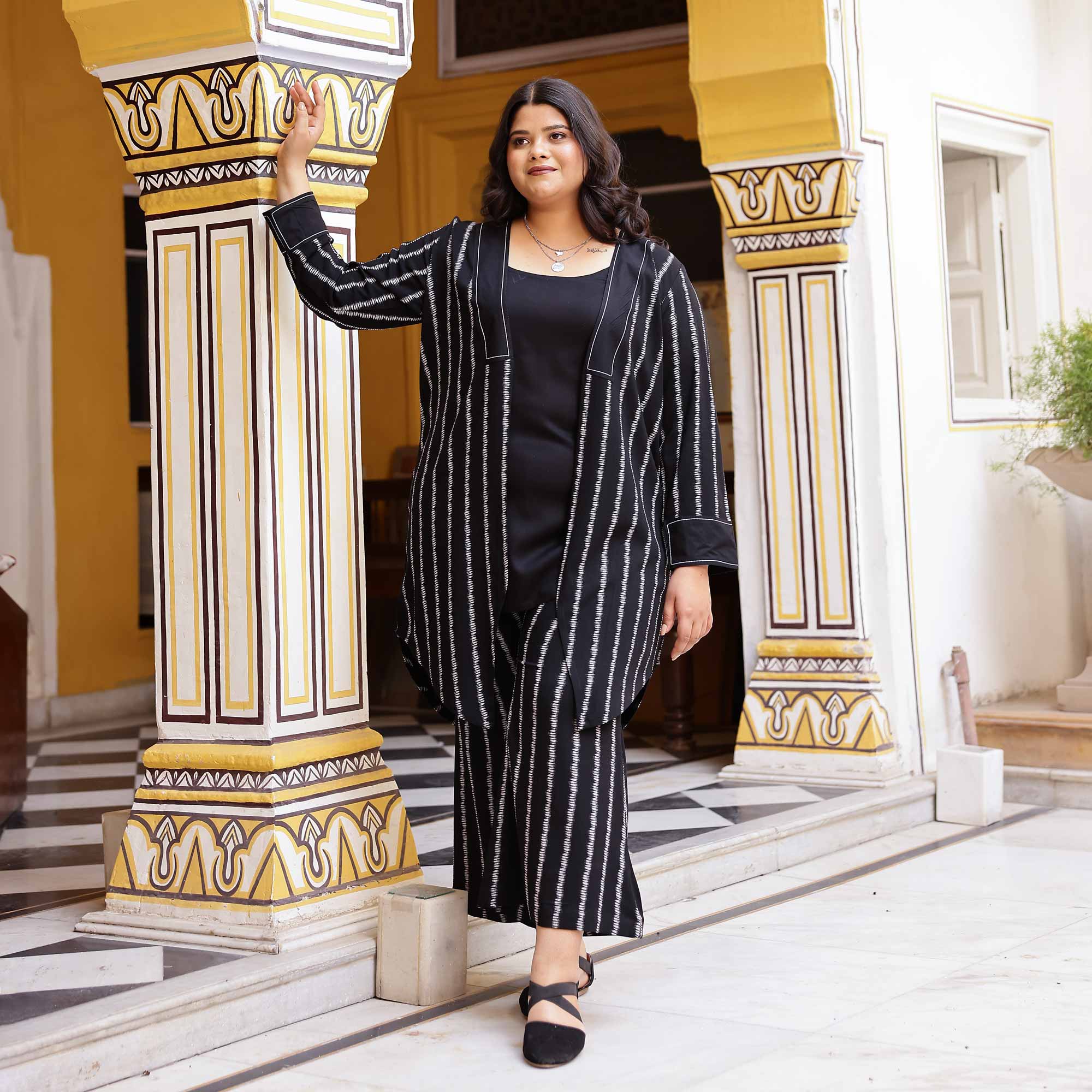 Joystic Jazz Cotton Lycra Stretchable Co-Ord Set