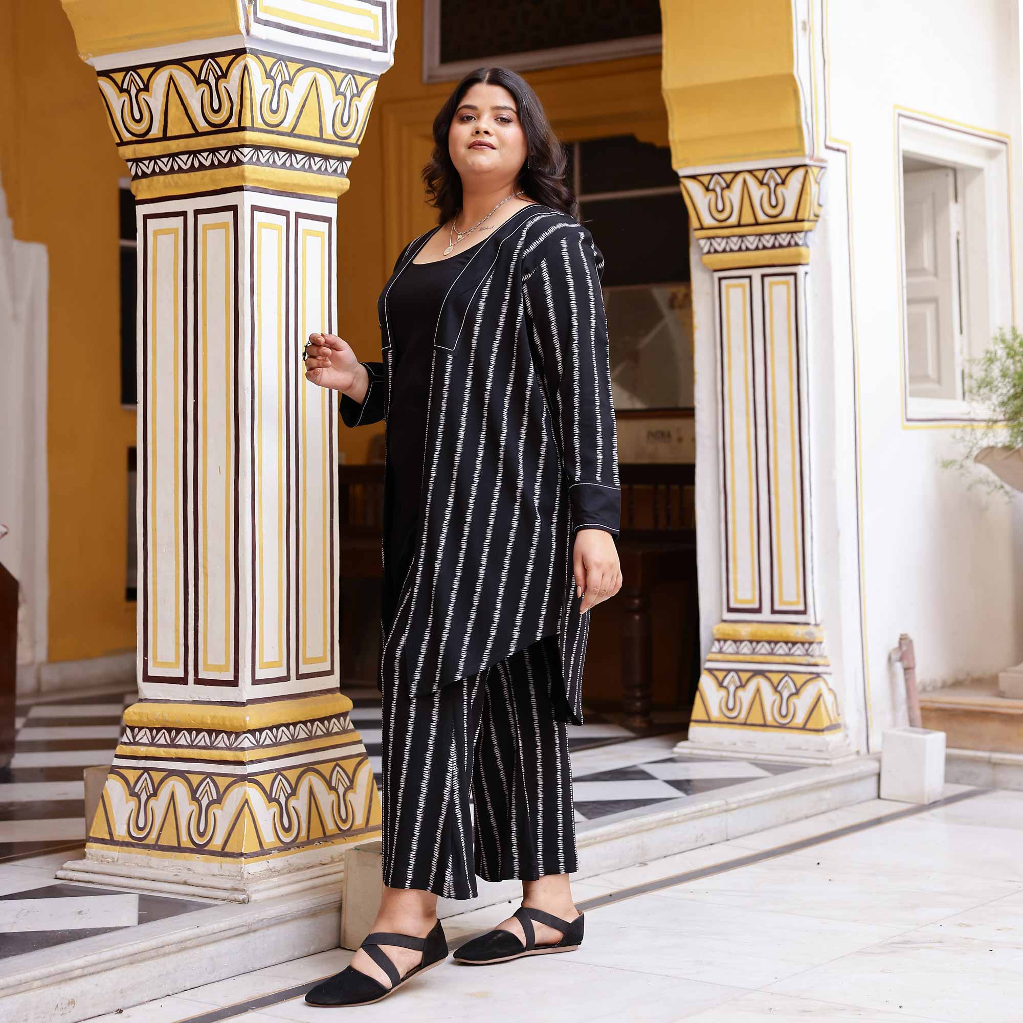 Joystic Jazz Cotton Lycra Stretchable Co-Ord Set