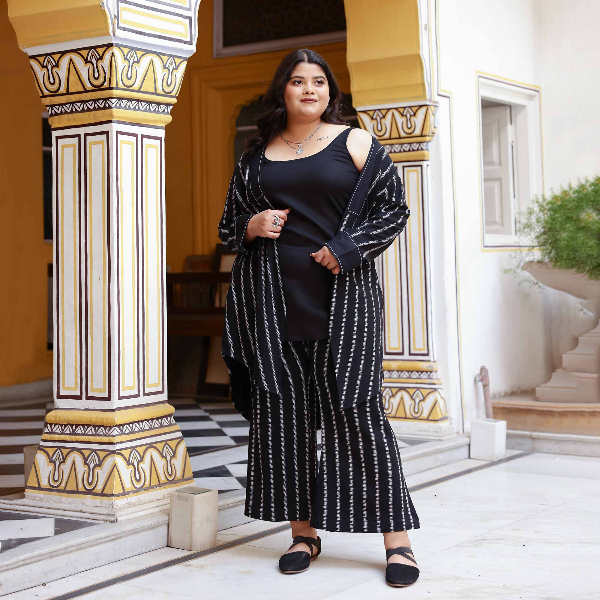 Joystic Jazz Cotton Lycra Stretchable Co-Ord Set