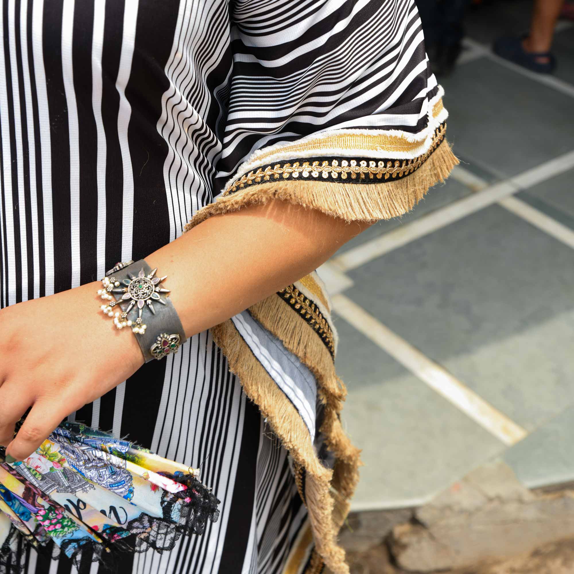 Jute & Jewels Boho Festive Embroidered Kaftaan