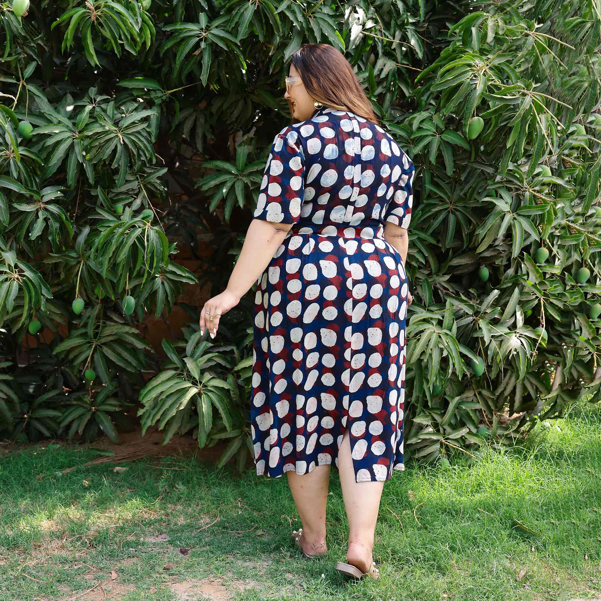 Blue Moon Glow Modal Rayon Aline Dress