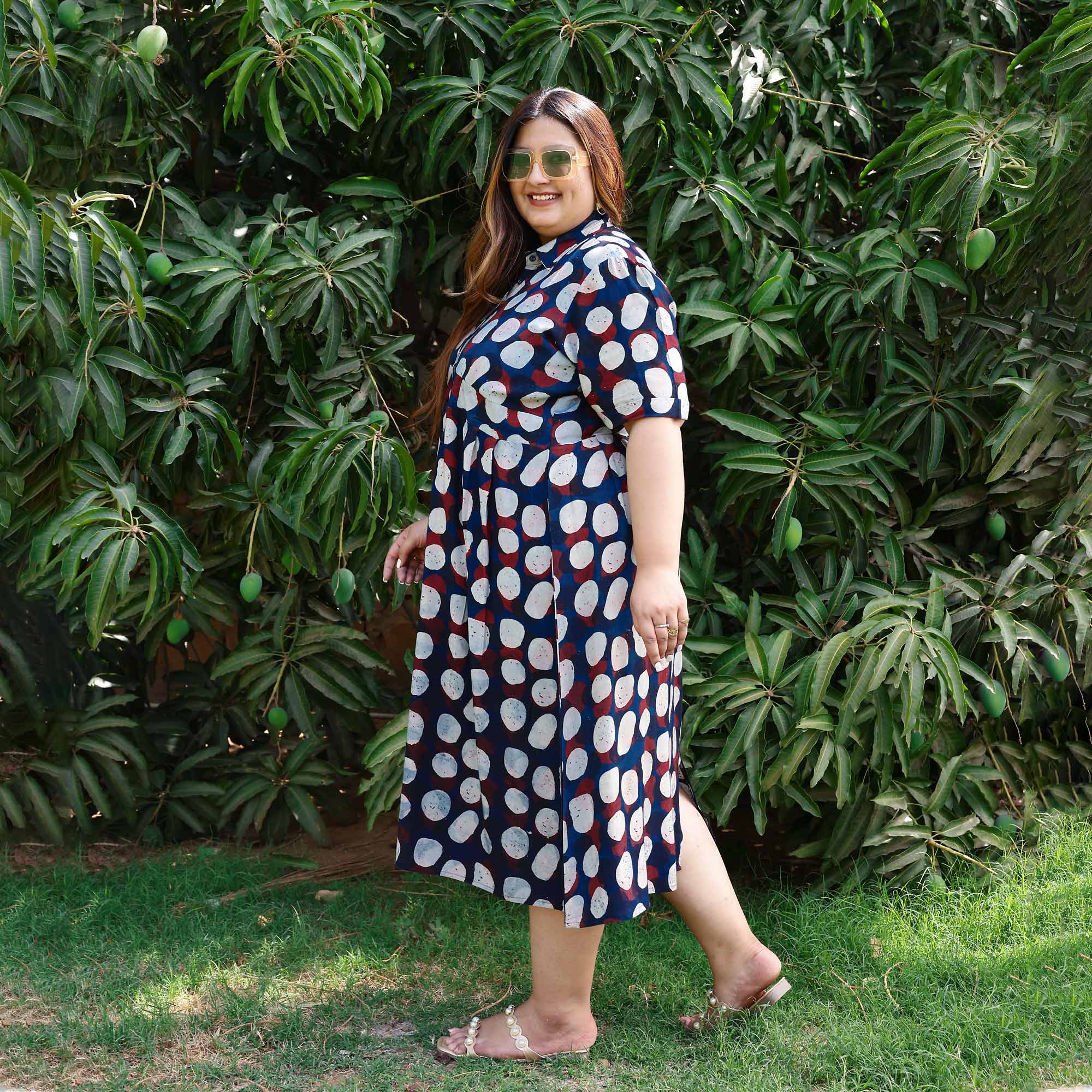 Blue Moon Glow Modal Rayon Aline Dress