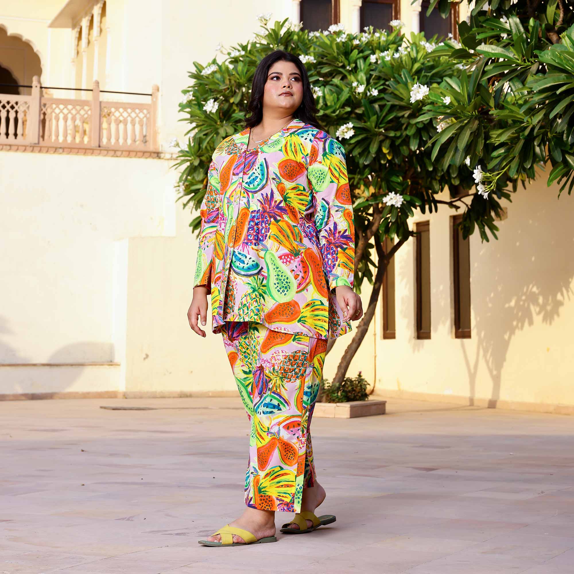 Tropical Tango Pop Cotton Co-ord Set