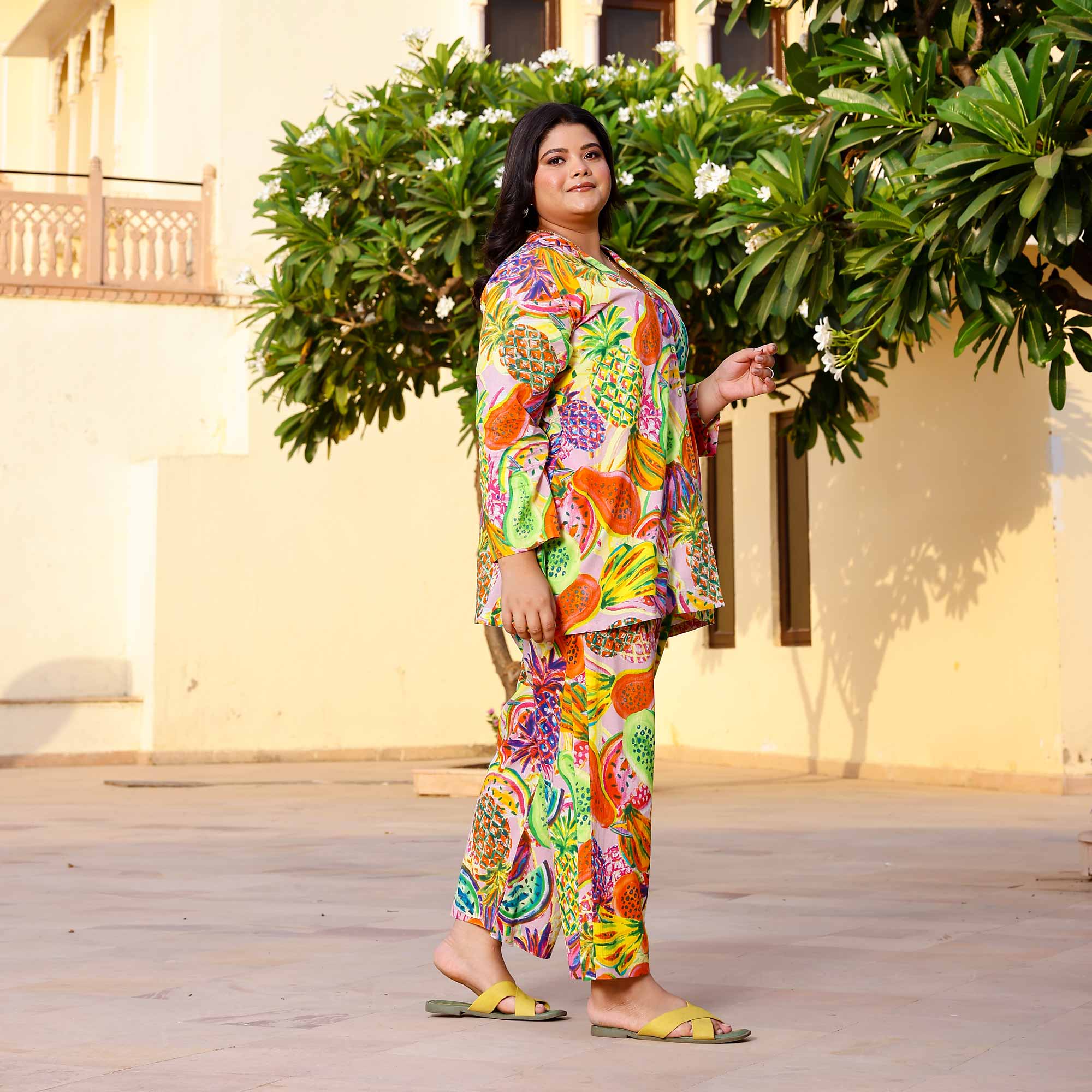 Tropical Tango Pop Cotton Co-ord Set