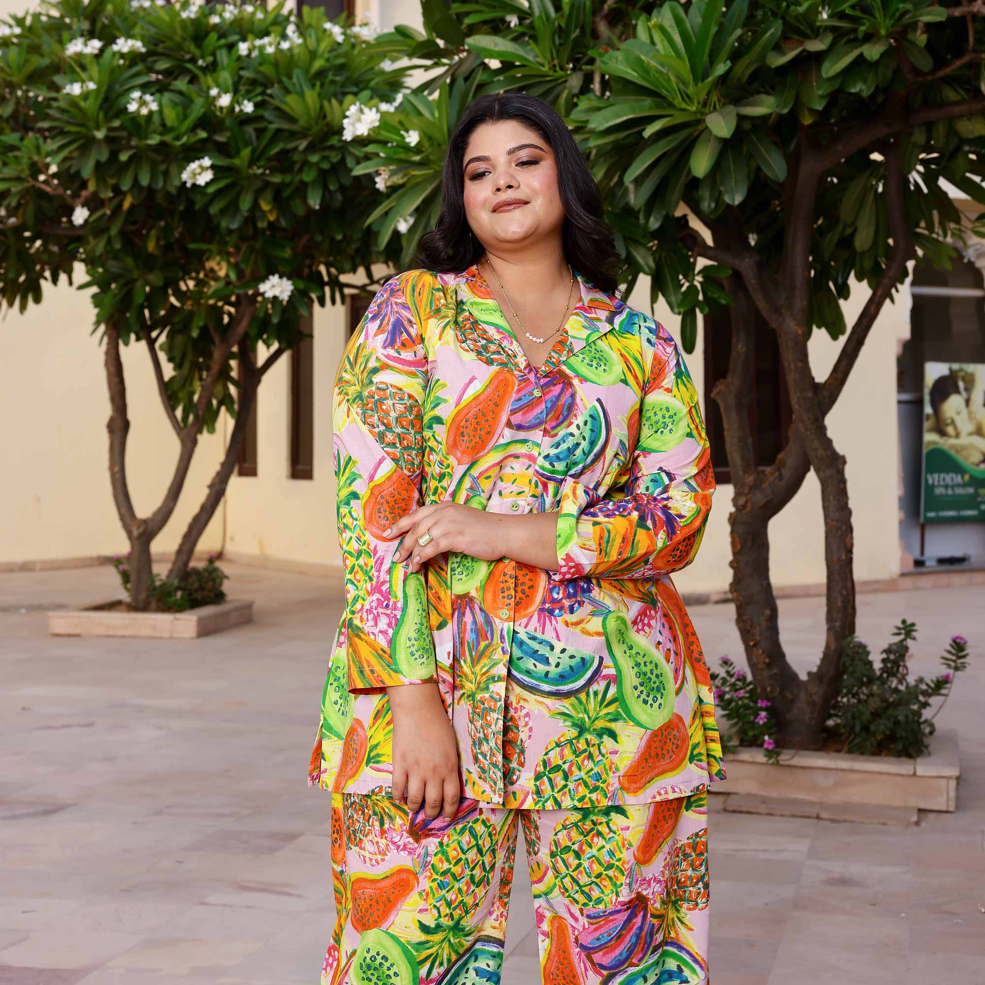 Tropical Tango Pop Cotton Co-ord Set