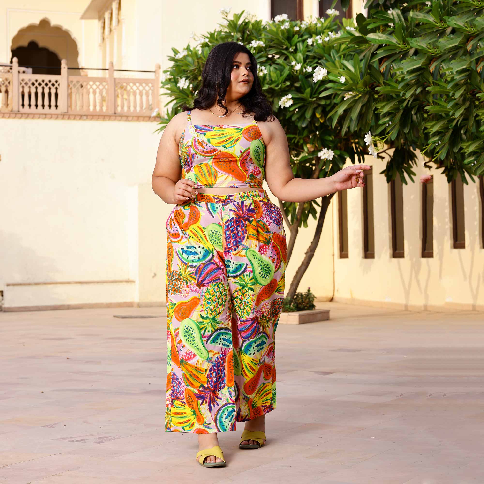 Tropical Tango Pop Cotton Co-ord Set