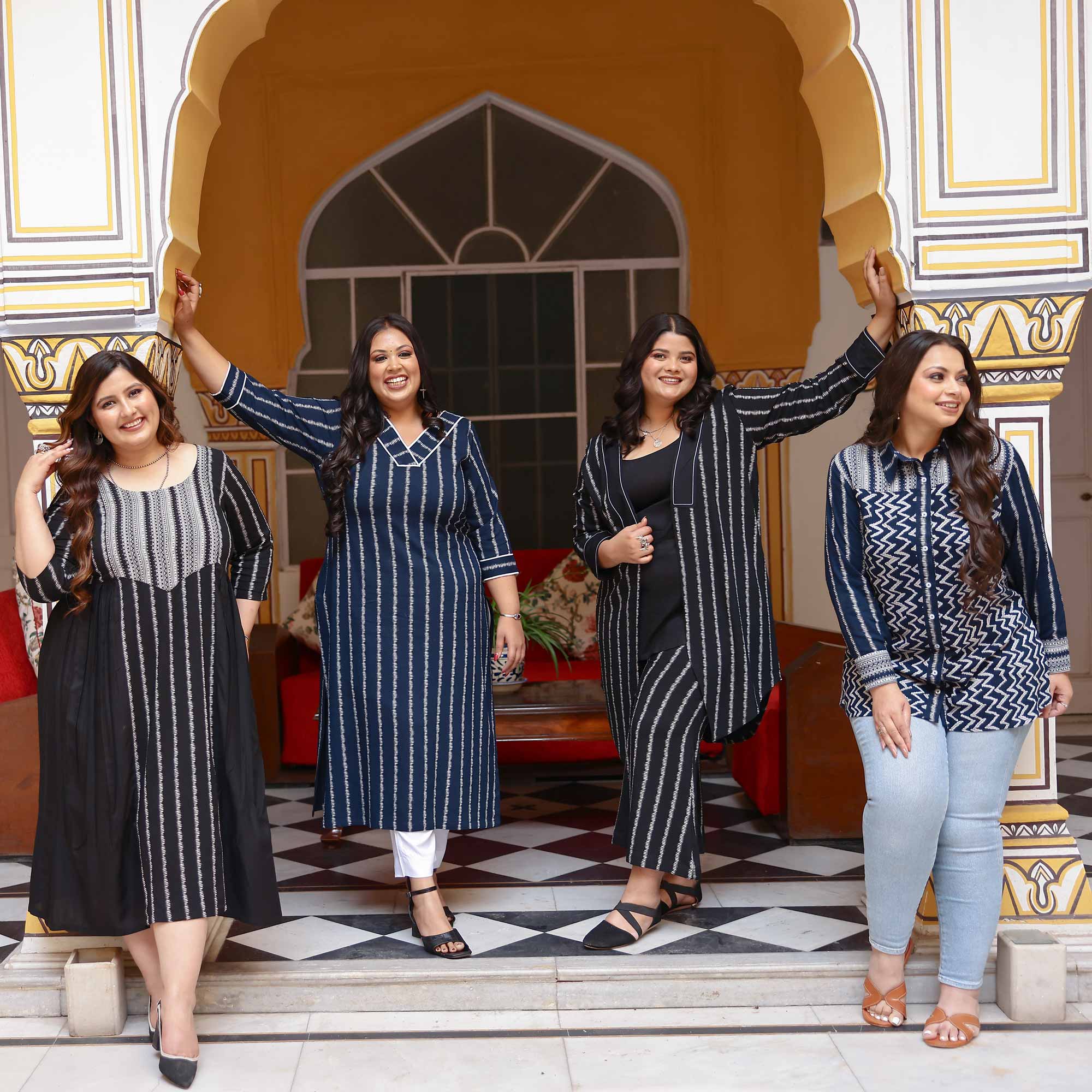 Joystic Jazz Cotton Lycra Stretchable Co-Ord Set