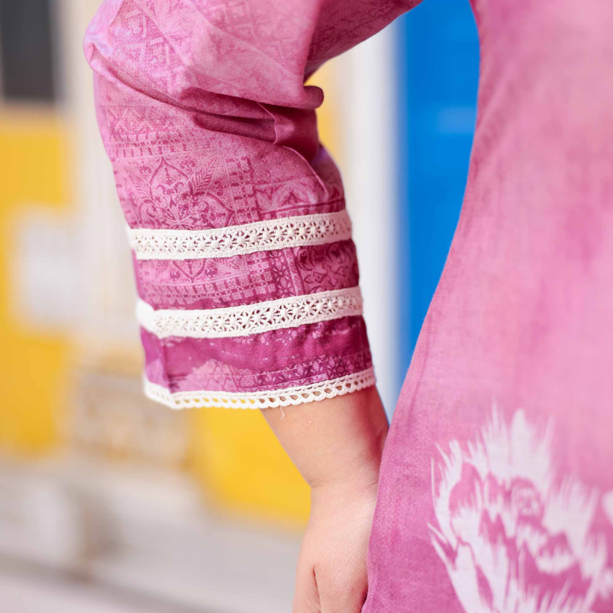 Petunia Mist Summer Story Cotton Suit Set