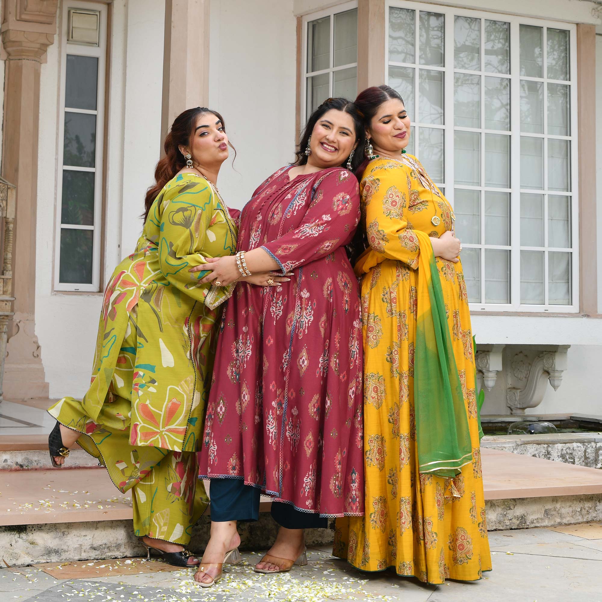 Bela- Raspberry Sorbet Modal Viscose Kurta Anarkali