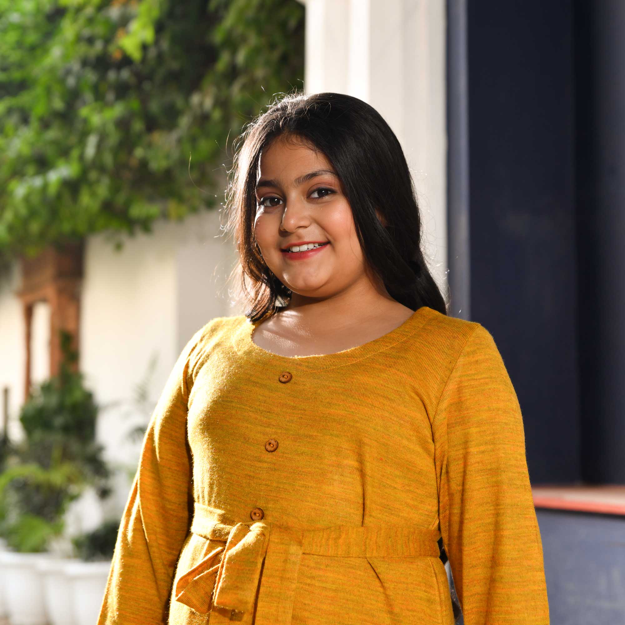 Woollen Buttercup Bliss Kids Knitted Dress