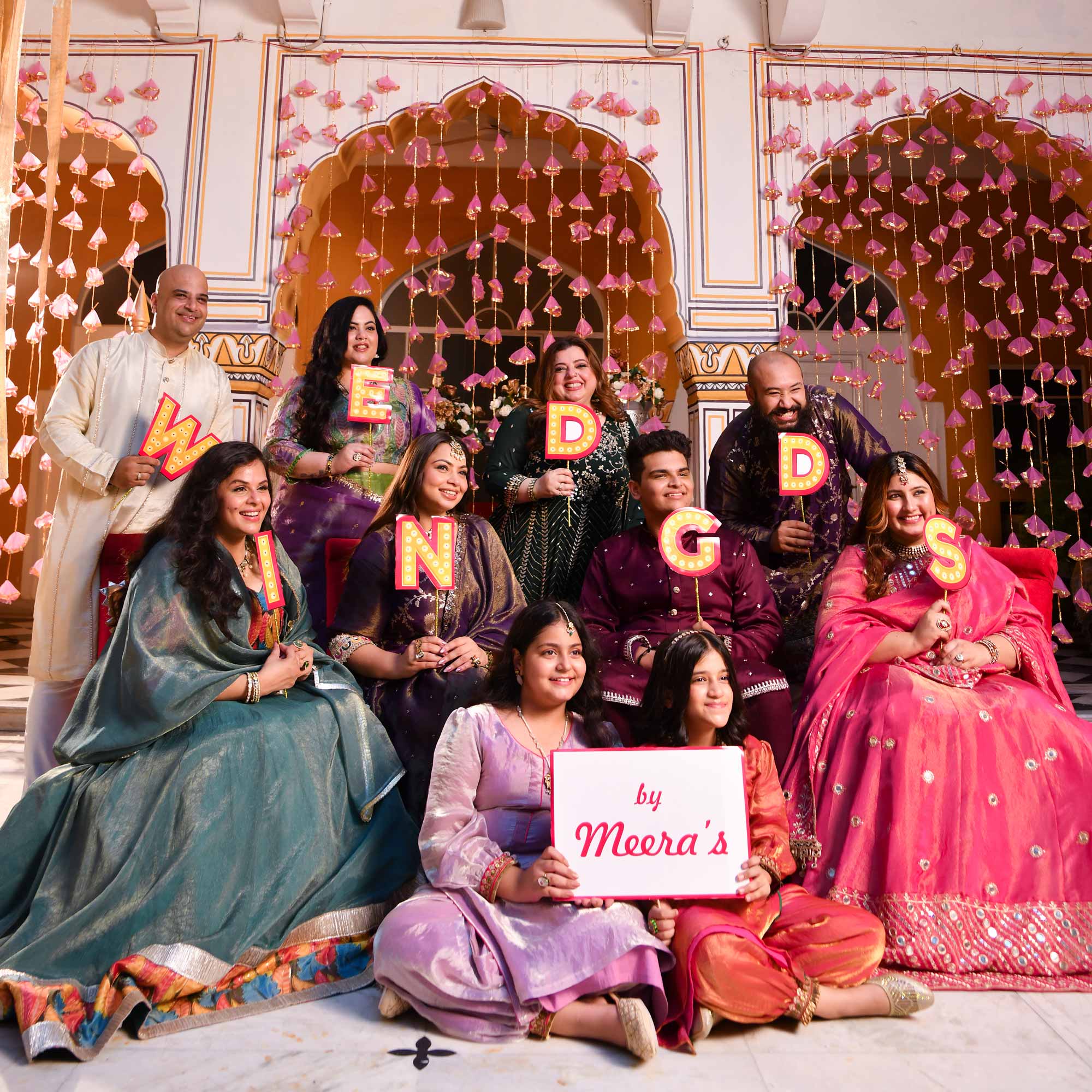 Shimmering Emerald Sequin Embroidered Georgette Anarkali Set