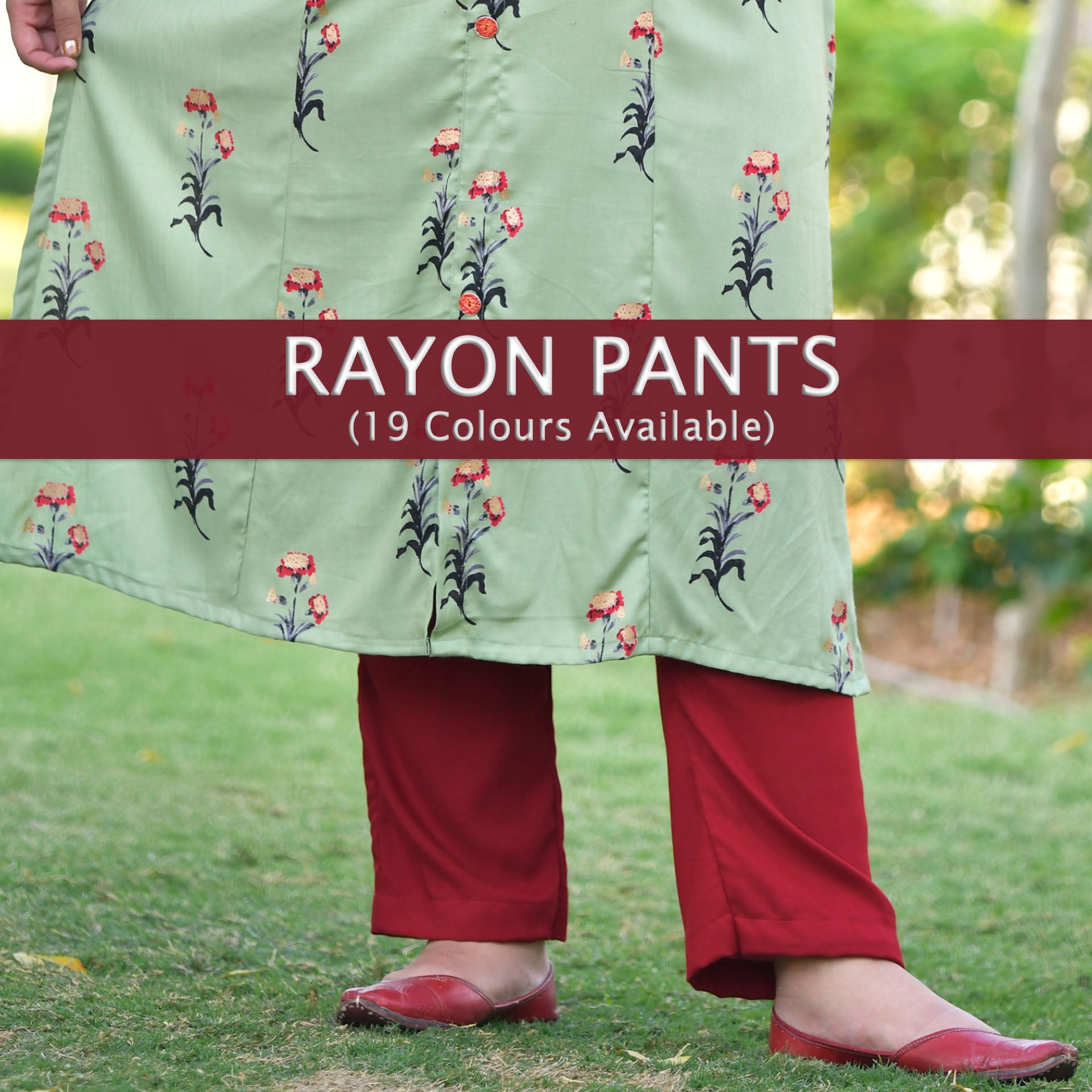 Rayon Pants (19 Colors Available)