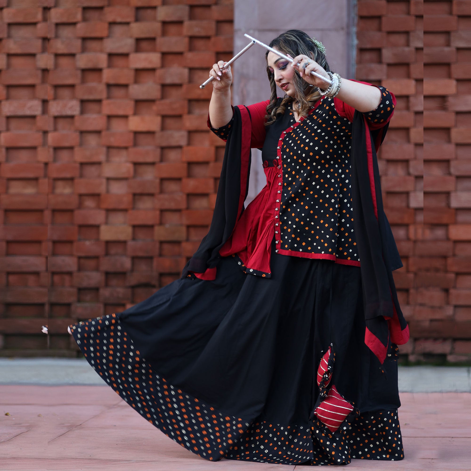 Buy Chandani Raatien Lehenga set Meera Plus Size