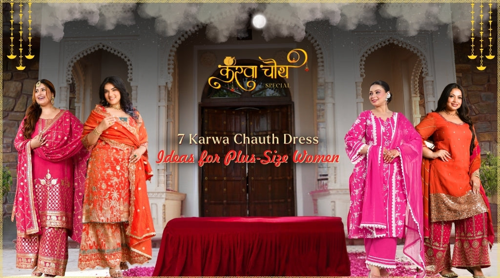 7 Karwa Chauth Suit Set for Plus-Size Women