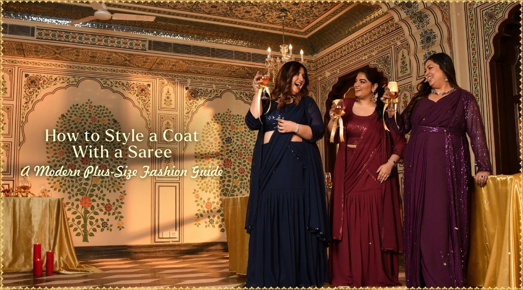 How to Style a Coat With a Saree: A Modern Plus-Size Fashion Guide