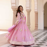 Poetic Bloom Blazer Lehenga Set