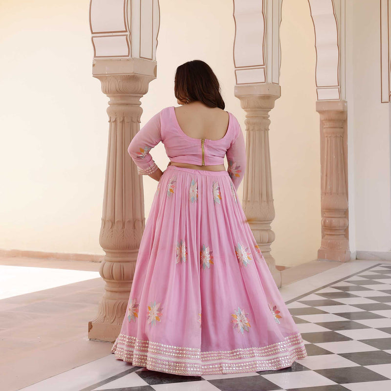 Poetic Bloom Blazer Lehenga Set