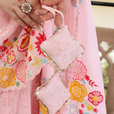 Dreamy Petals Elegance Thread Embroidered Lehenga Set
