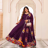 Spiceberry Elegance Thread Embroidered Anarkali