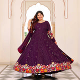 Spiceberry Elegance Thread Embroidered Anarkali
