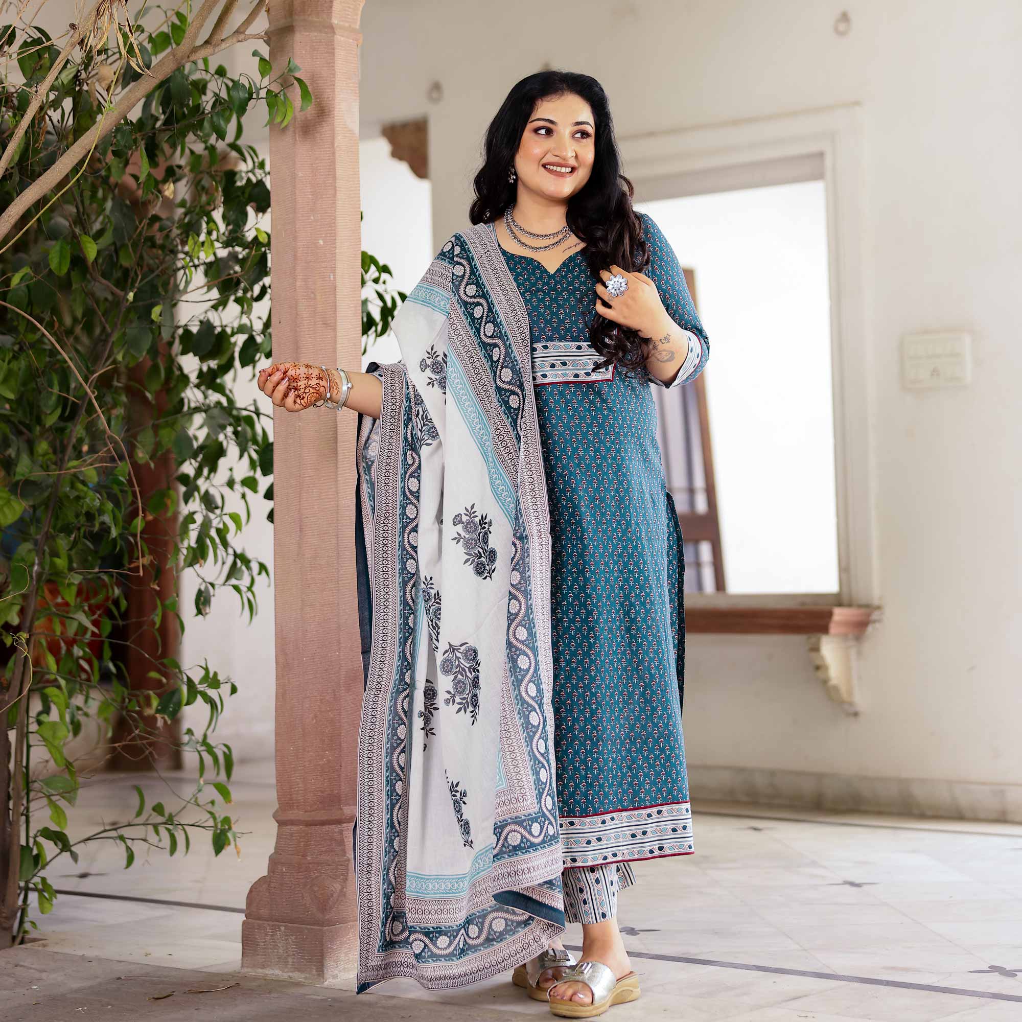 Dove Delight Cotton Kurta