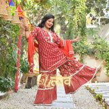 Rose Garden Fusion Gota Sharara Set