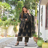 black-gold-block-printed-cotton-kurta