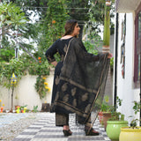 black-gold-block-printed-cotton-kurta