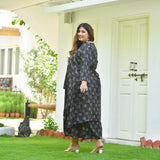 Nomadic Knots Black Ikkat Dress