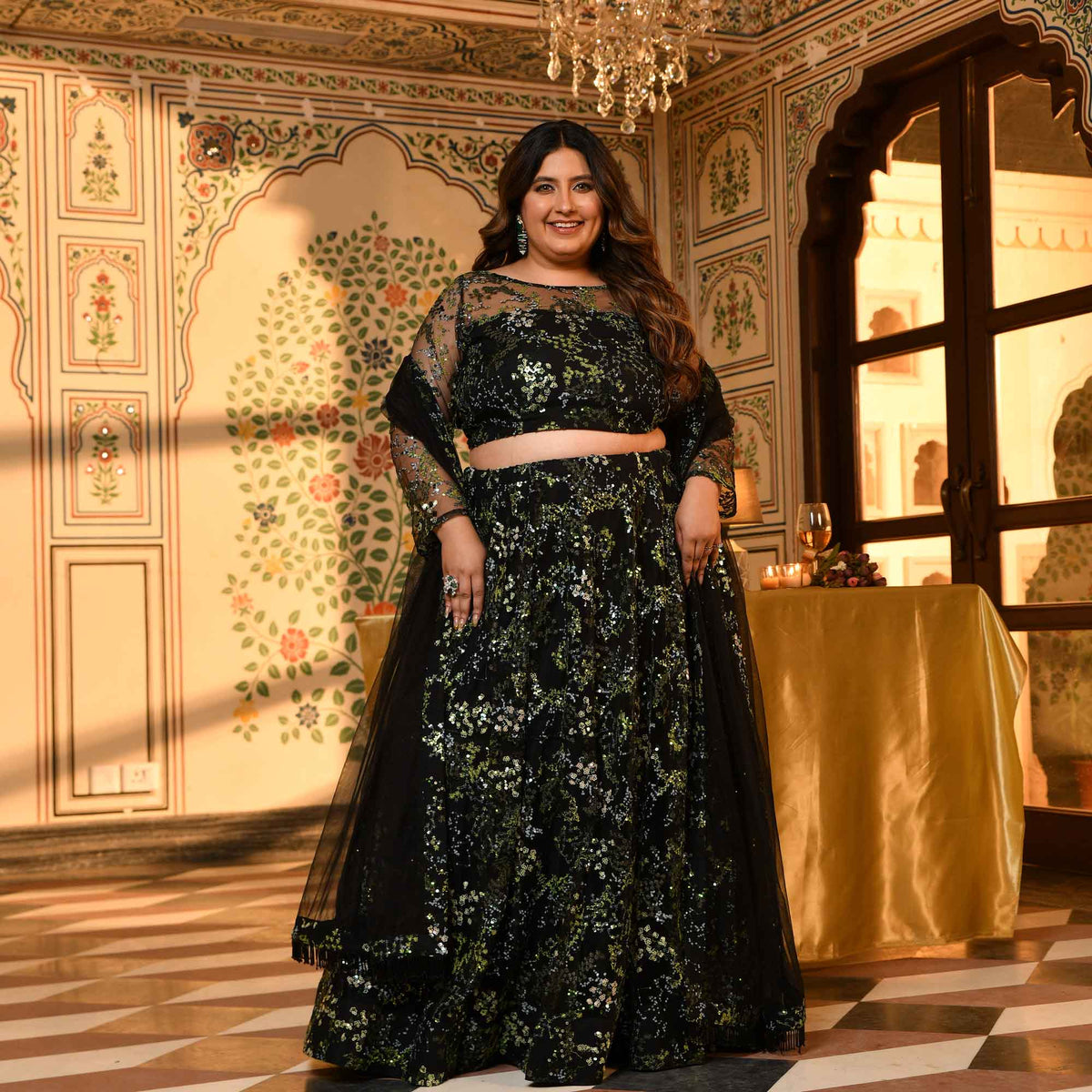 Buy Plus Size Lehenga for Women | Meera Plus Size