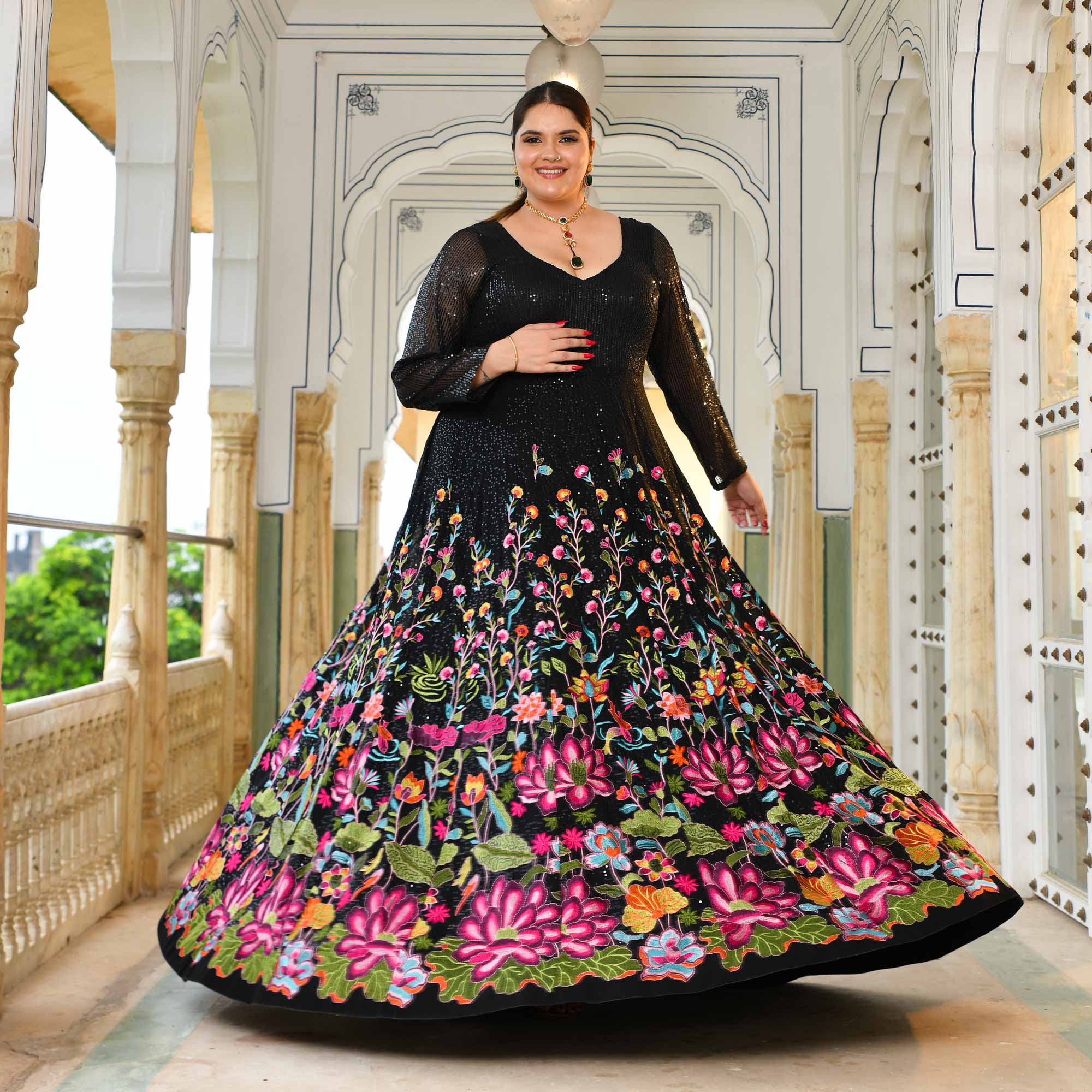 Indian Party Wear Dresses For Plus Size Pakistani Plus Size Indian