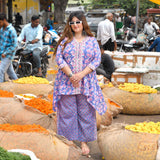 Mehakti Phulwari Floral Handblock Printed Co-Ord Set