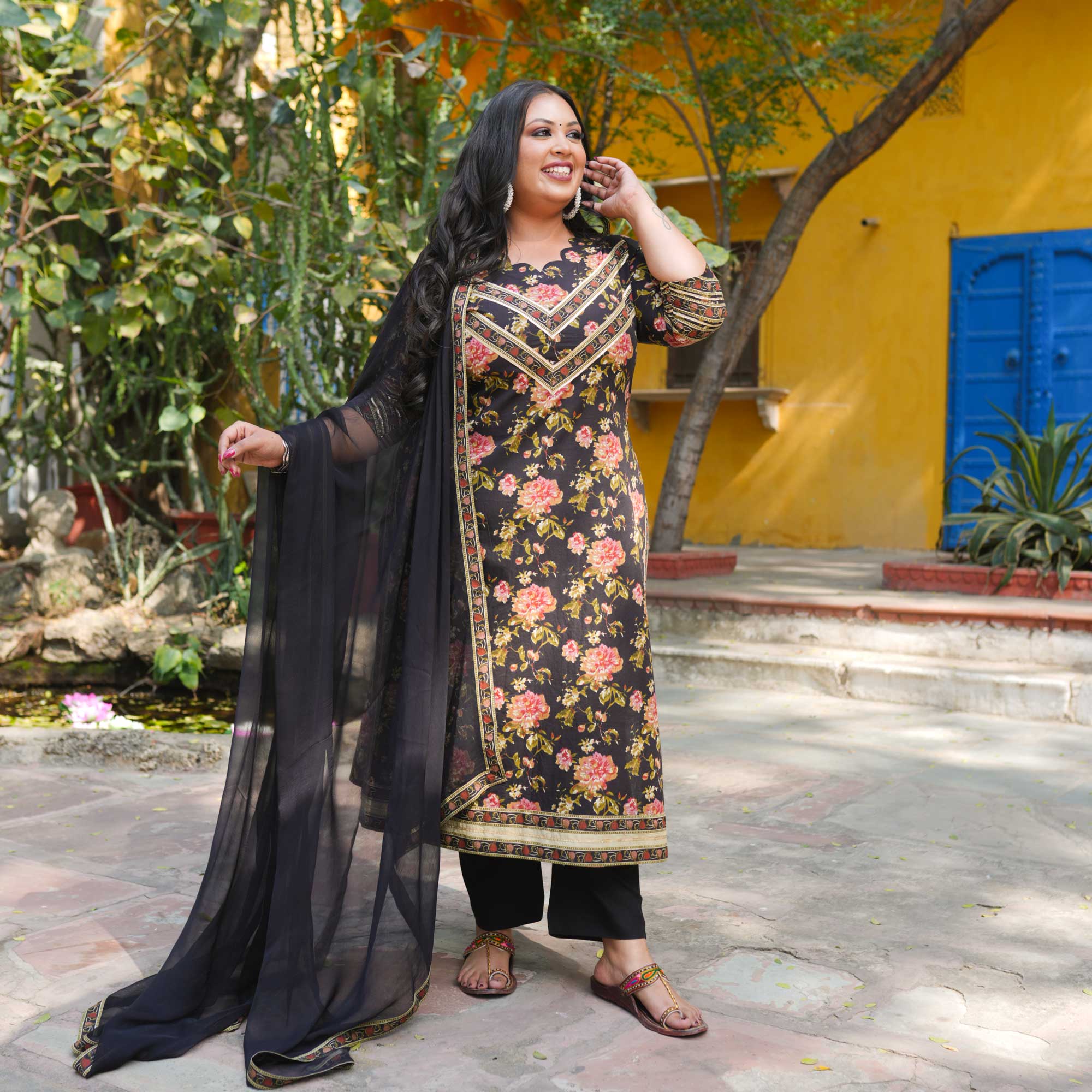 Amazon.com: ETHNIC EMPORIUM Ready to Wear Indian Pink Net Muslim Eid Long  Abaya Anarkali Women Party Dress R20,Large : Clothing, Shoes & Jewelry