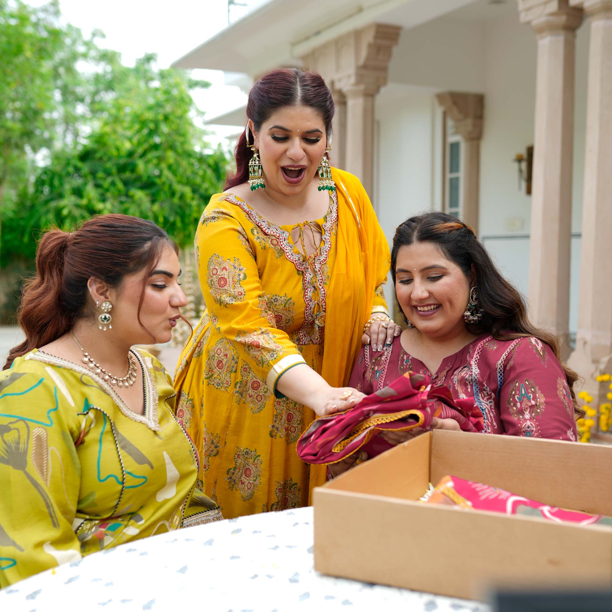Bela- Raspberry Sorbet Modal Viscose Kurta Anarkali