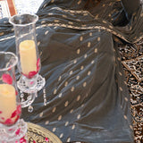Grace In Grey Velvet Anarkali Set