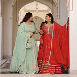 Rang Rasiya Gota Georgette Anarkali Set
