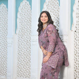 Lavender Haze Floral Georgette Co-ord Set