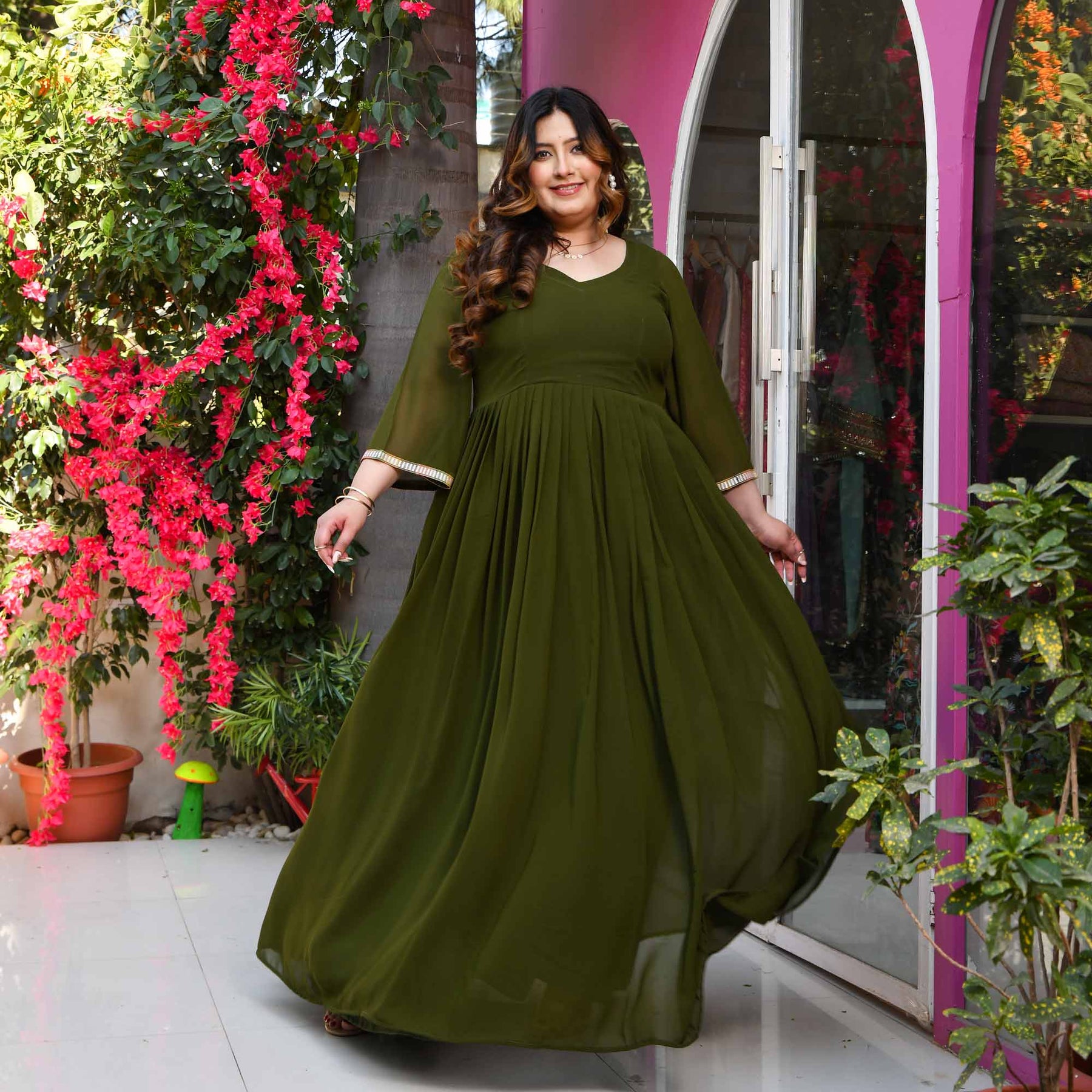 Raveena Set Dress Grey