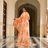 Coral Amber Floral Dress