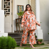 Zesty Orange Tropical Co-Ord Set