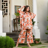 Zesty Orange Tropical Co-Ord Set