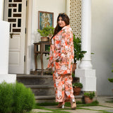Zesty Orange Tropical Co-Ord Set