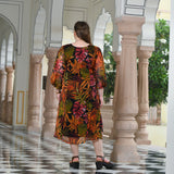 Sunset Palms Chiffon Aline Dress